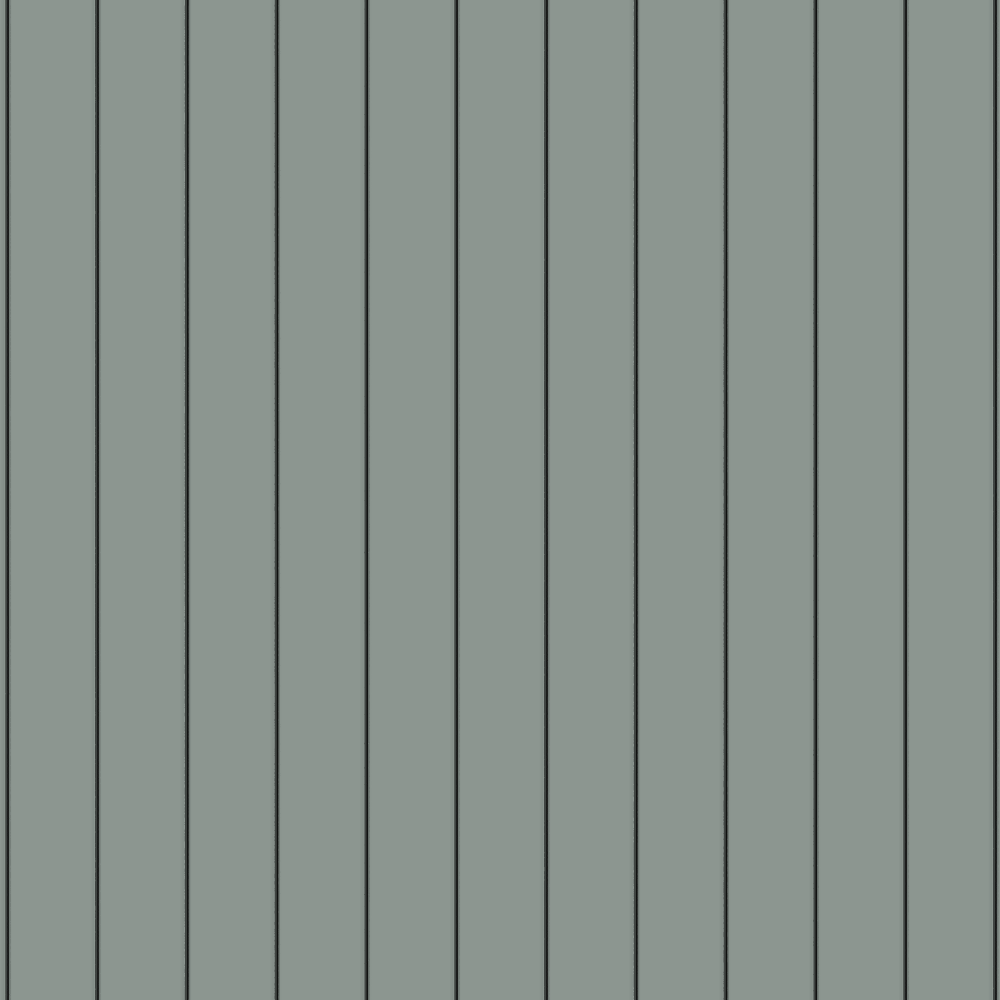 Frost Panels, peel and stick wallpaper, green frost panel wallpaper featuring slim vertical lines and a soft muted tone