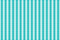 Teal Harlequin wallpaper in teal and white diamonds