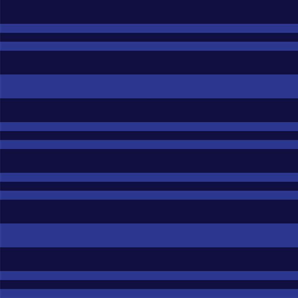 Sapphire Bands, peel and stick wallpaper, deep sapphire and midnight blue horizontal stripes create a bold, modern