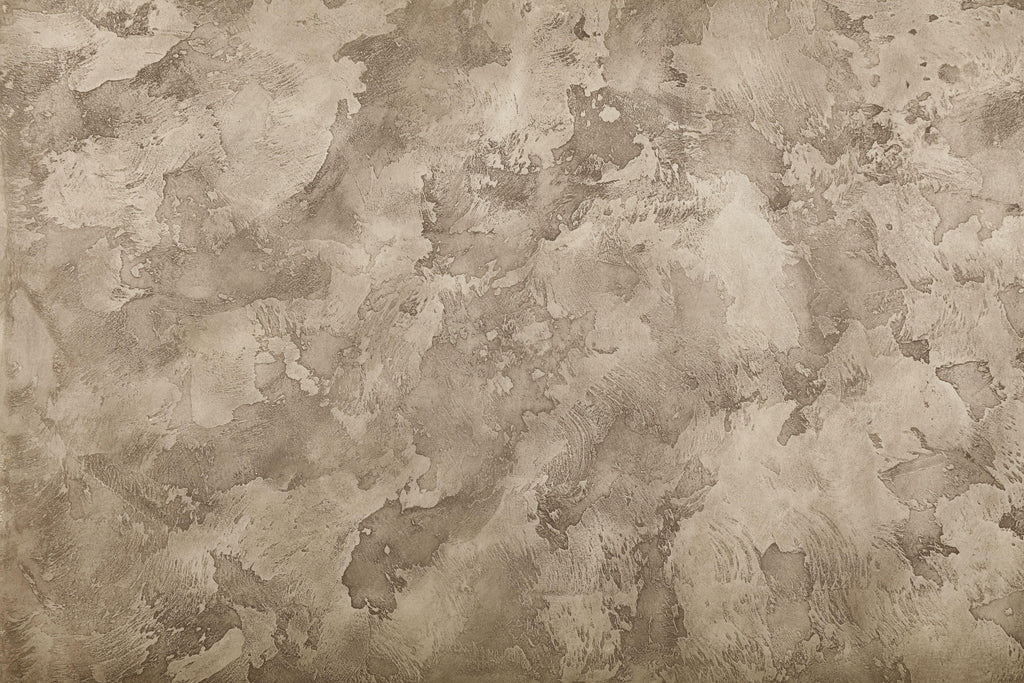 Travertine Wash wallpaper in warm taupe stone texture