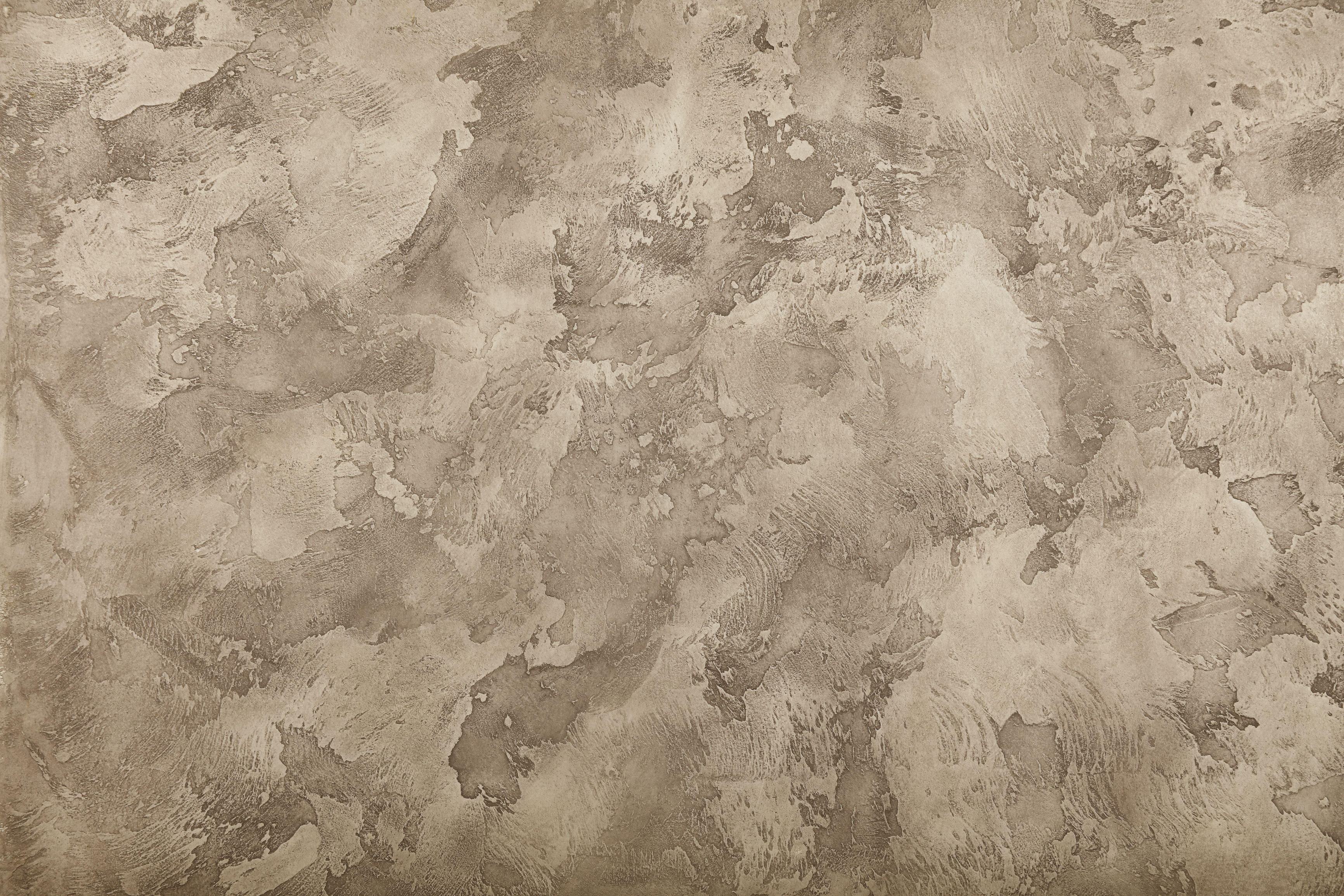 Travertine Wash wallpaper in warm taupe stone texture