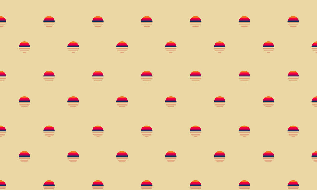 Poppy Dot, peel and stick wallpaper