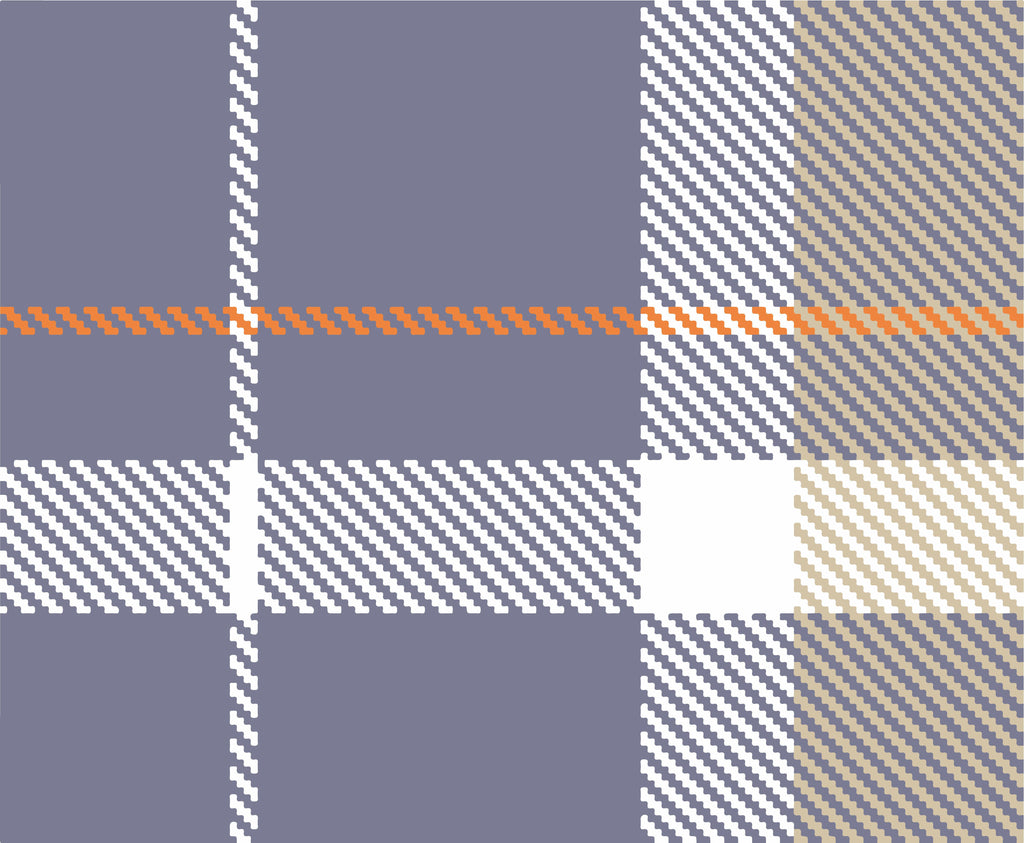 Modern Plaid, peel and stick wallpaper, bold intersecting blocks and textured lines create a contemporary plaid design