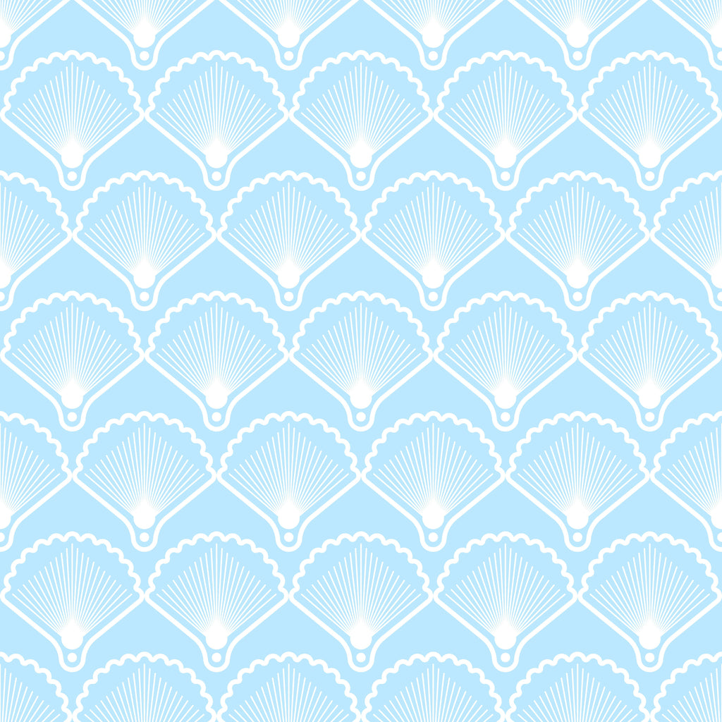 Sky Fans, peel and stick wallpaper