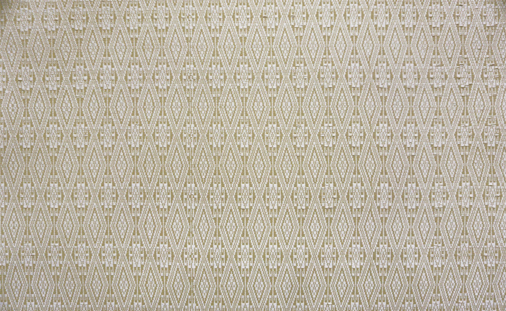 Gilded Trellis wallpaper in soft gold on cream