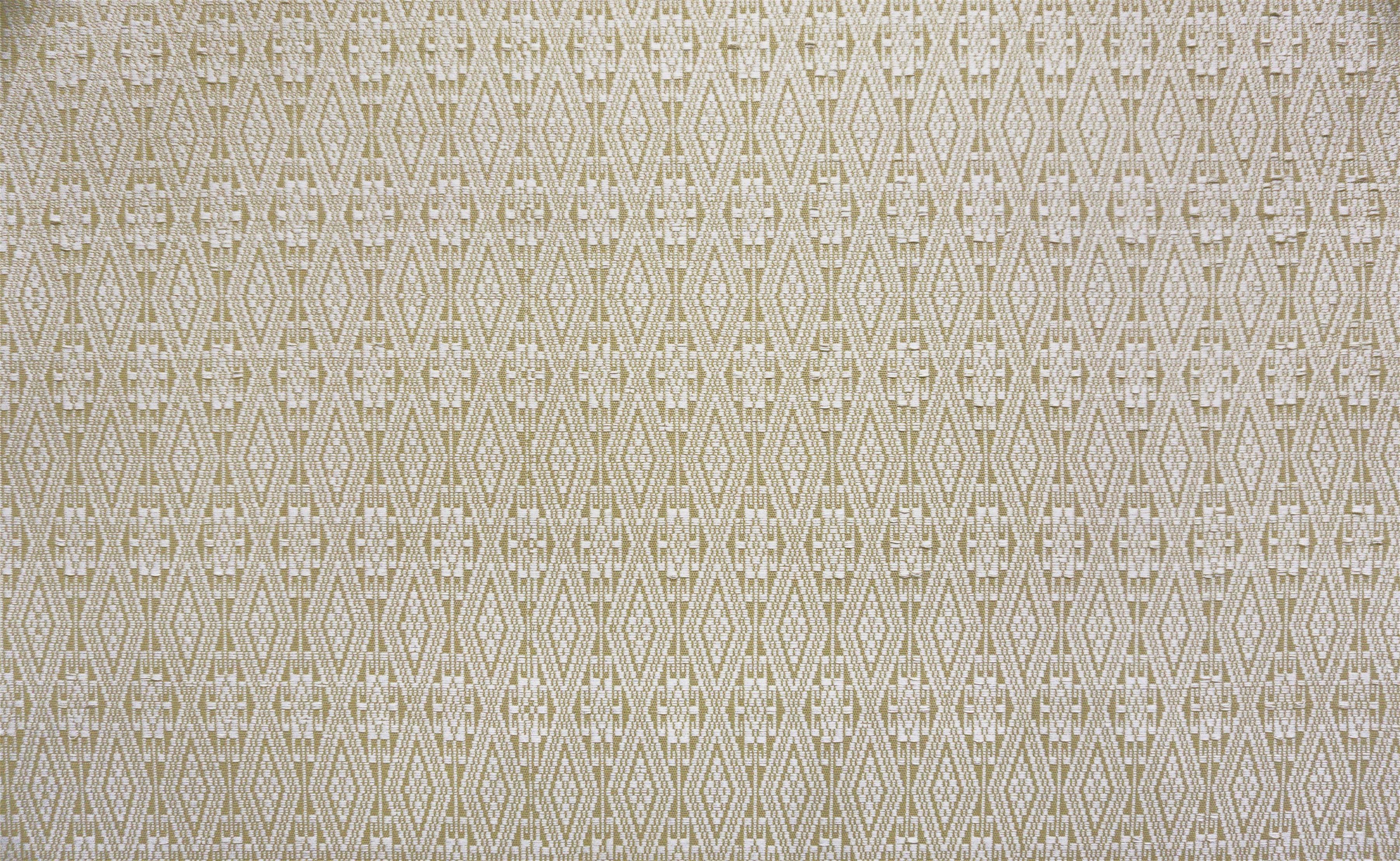 Gilded Trellis wallpaper in soft gold on cream