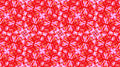 Scarlet Bloom wallpaper with vibrant red abstract florals