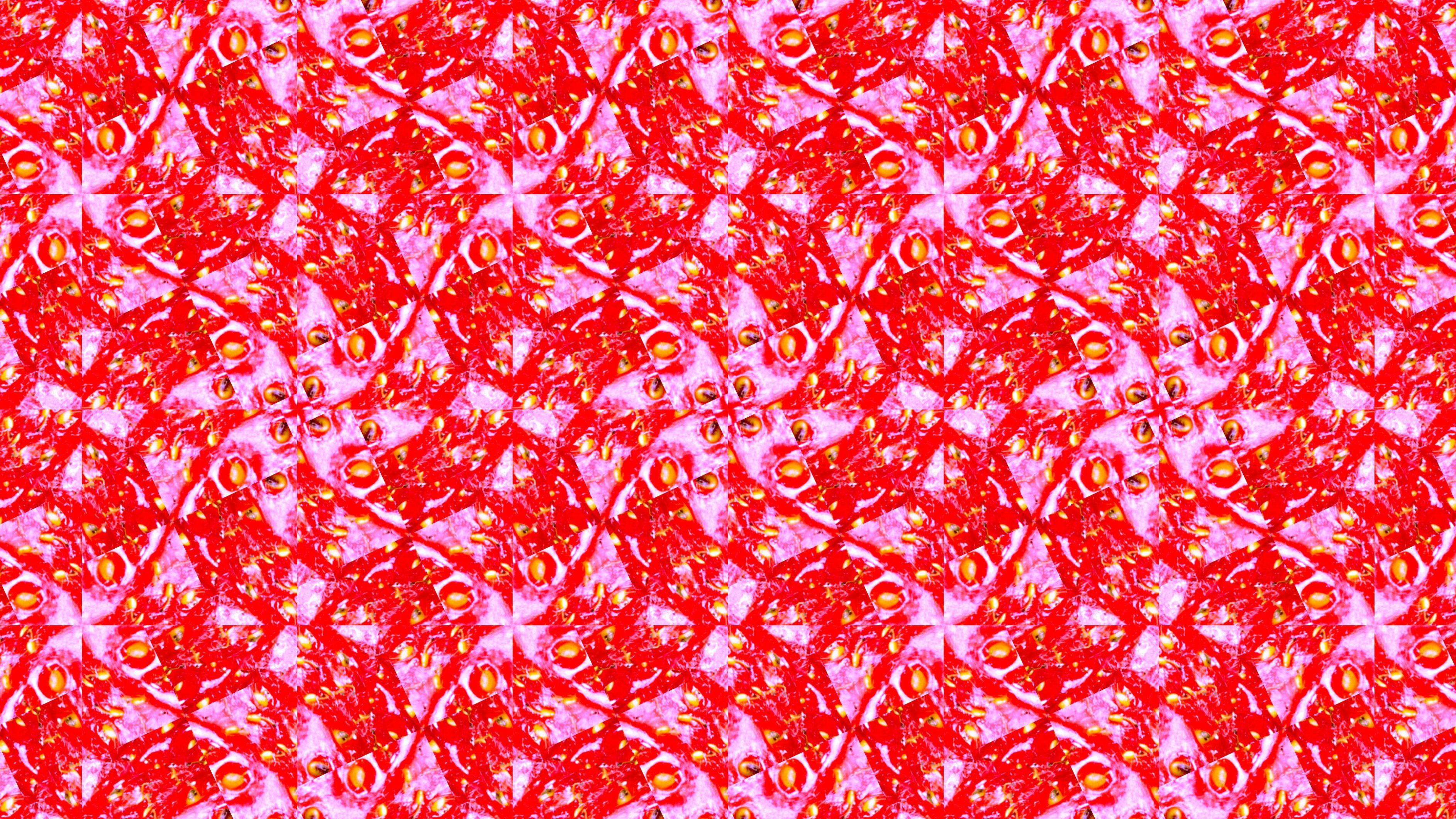Scarlet Bloom wallpaper with vibrant red abstract florals
