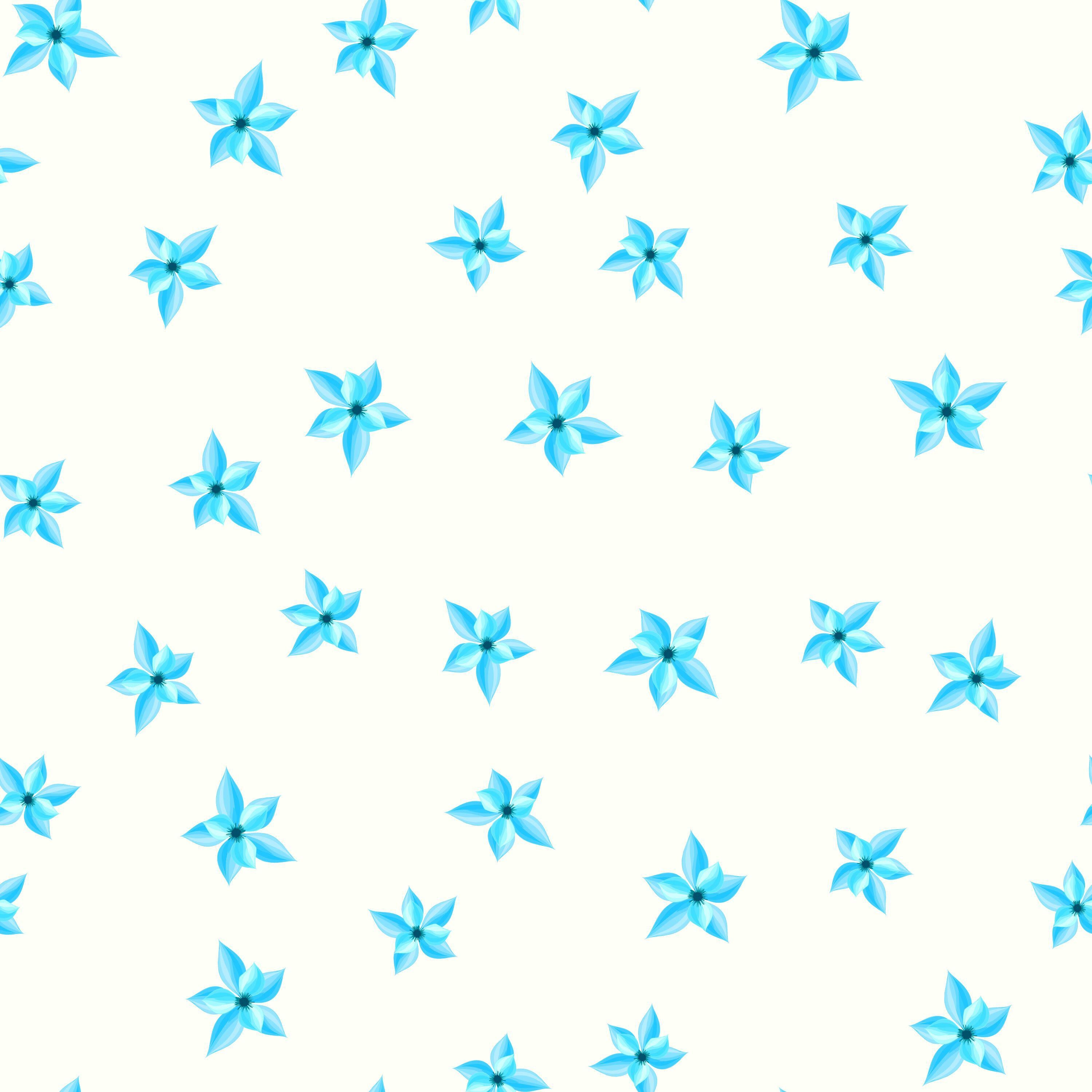 Aqua Blossoms