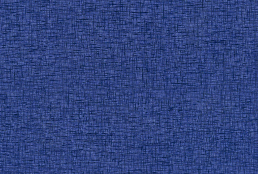 Cobalt Linen wallpaper in rich blue woven texture