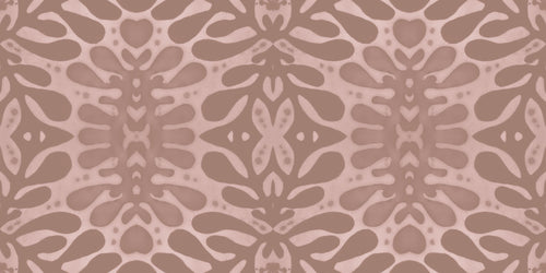 Cocoa Damask wallpaper in cocoa and mauve