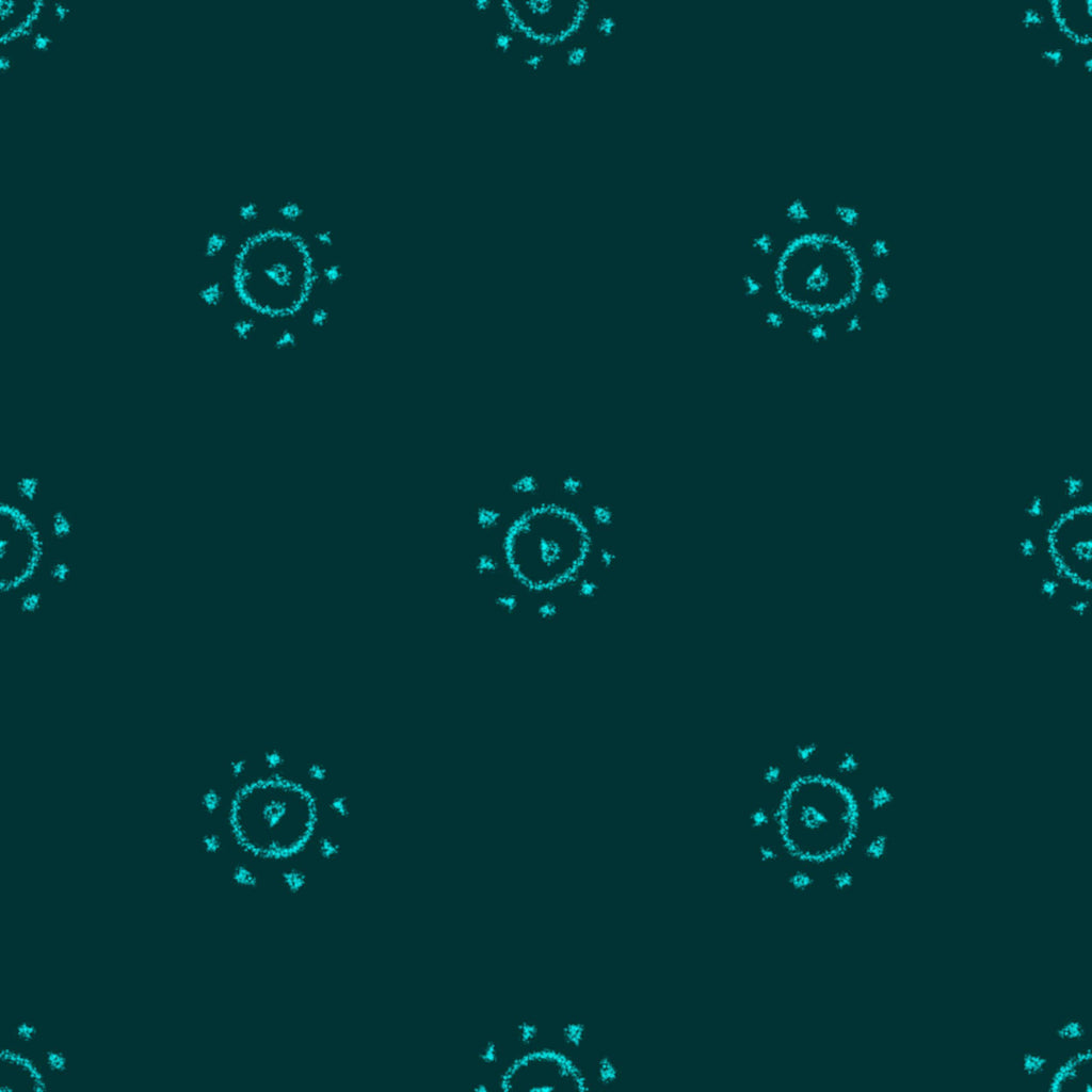 Celestial Dots, peel and stick wallpaper, deep-toned wallpaper featuring small circular starburst motifs scattered