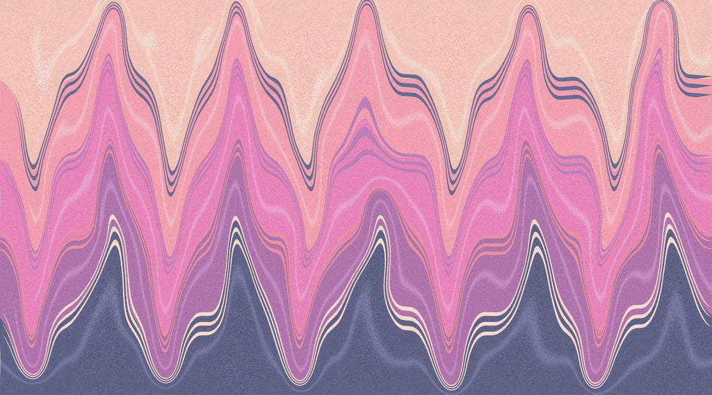 Rose Marble wallpaper with pink marbled waves