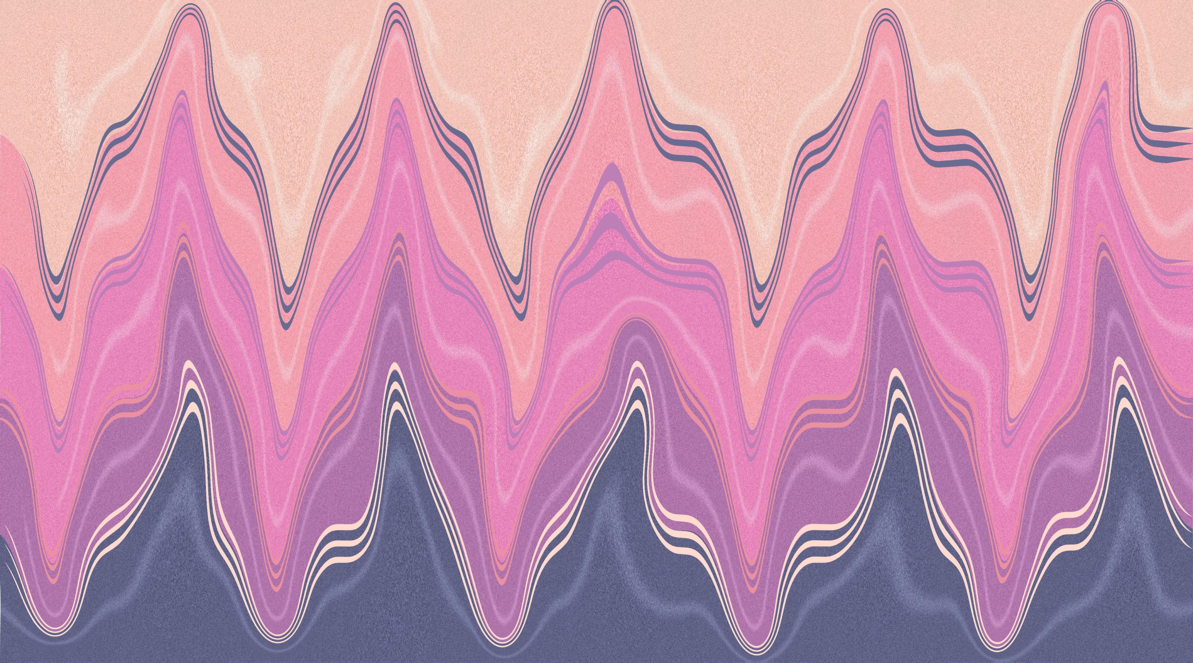 Rose Marble wallpaper with pink marbled waves