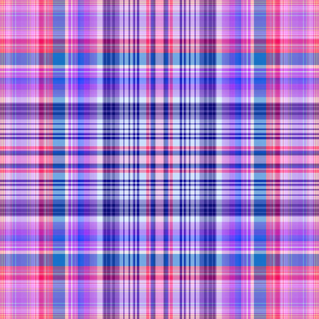 Sunset Tartan, peel and stick wallpaper, plaid wallpaper featuring layered pink, purple, and blue tones