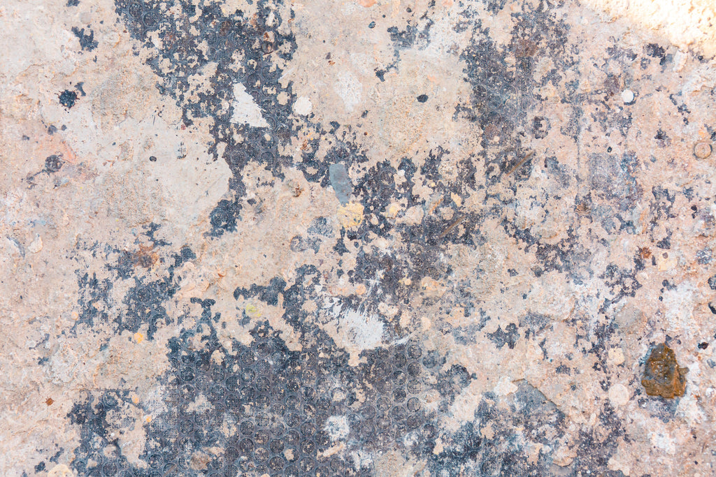 Rustic Patina, peel and stick wallpaper, a beautifully weathered patina design, blending soft beige tones with charcoal