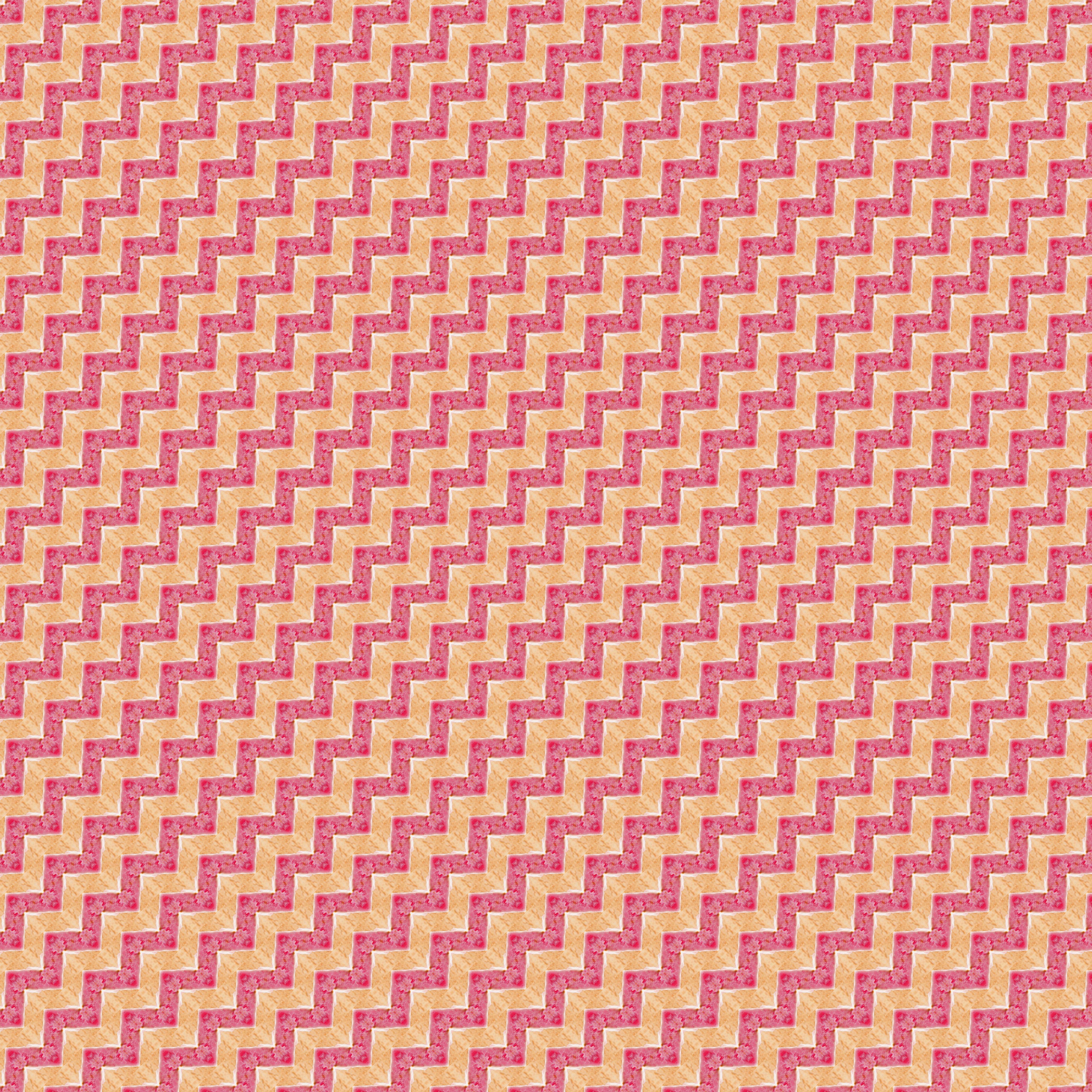 Peach Zigzag