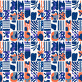 Indigo Mosaic