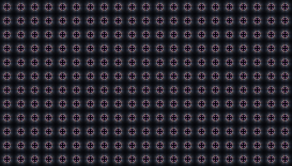 Midnight Studs wallpaper with studded grid on navy