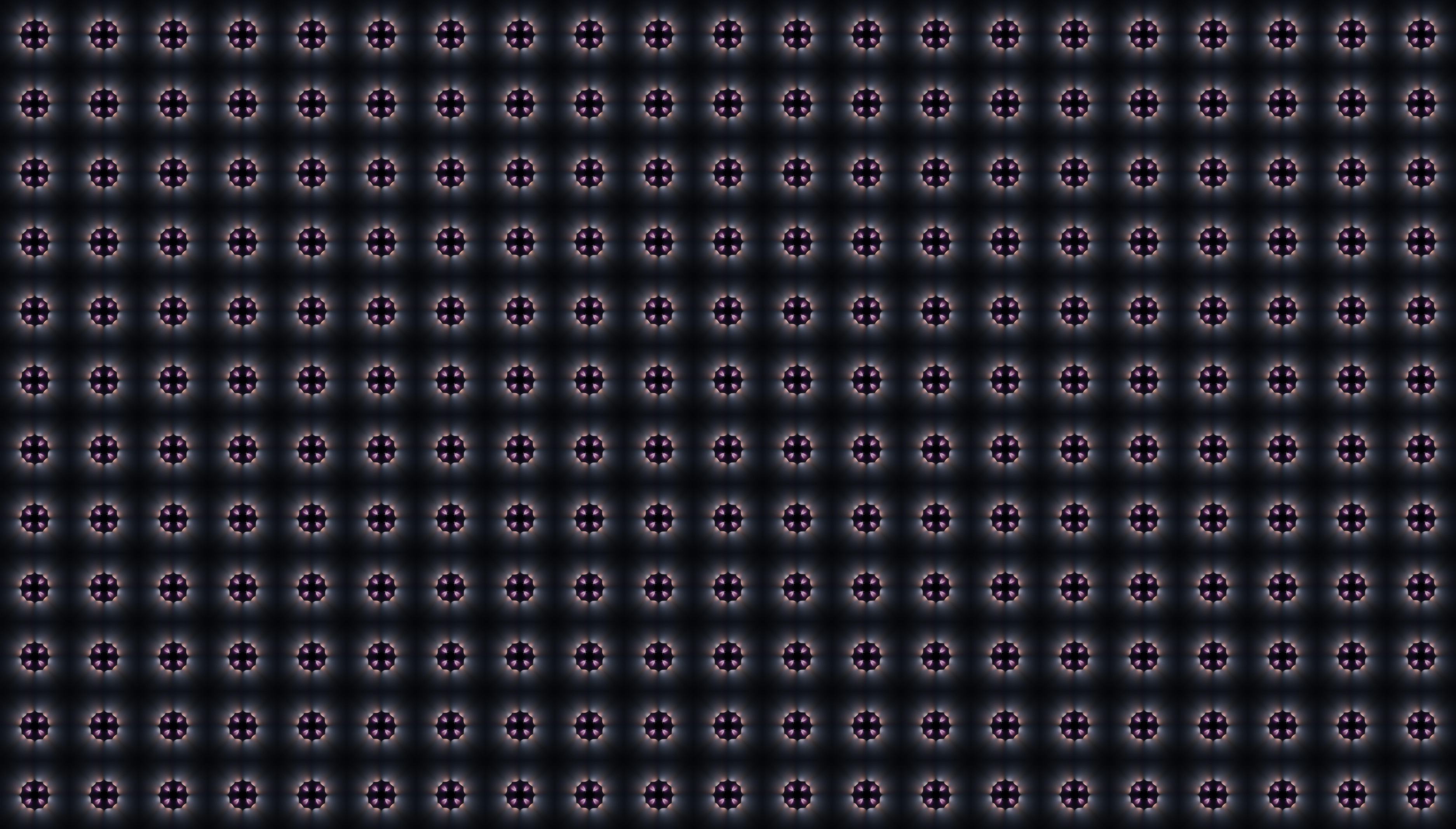Midnight Studs wallpaper with studded grid on navy