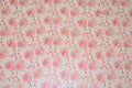 Blush Fern wallpaper with feathery coral fronds on cream