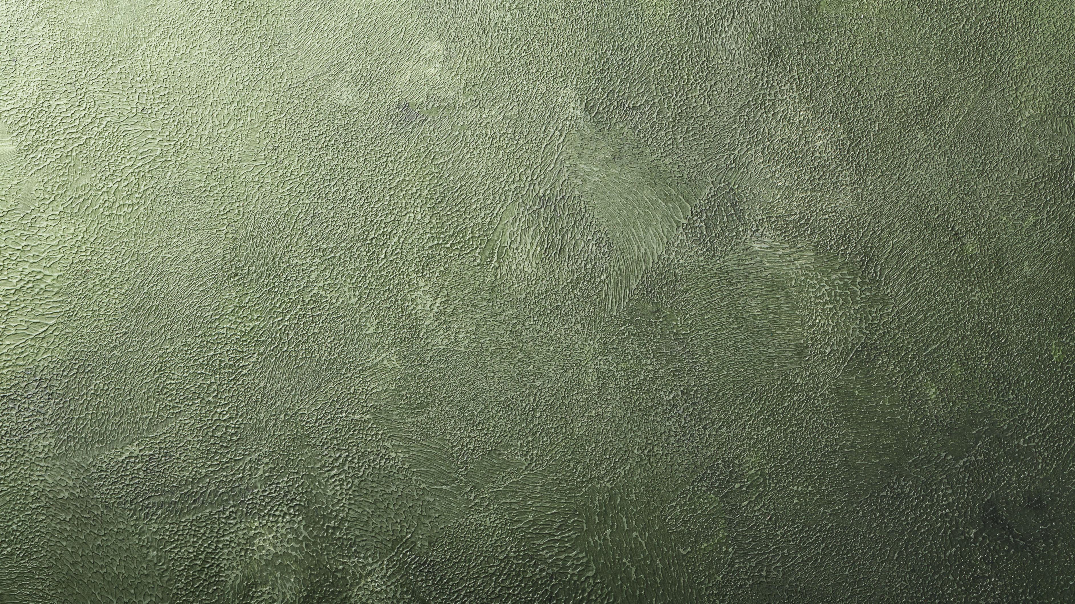 Olive Leather wallpaper in muted olive green