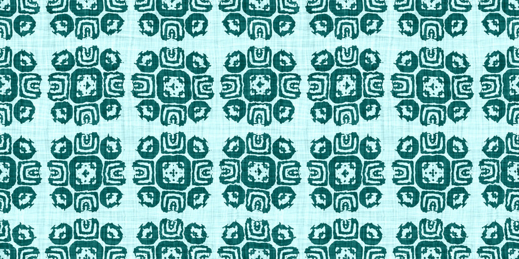 Tribal Tiles, peel and stick wallpaper, patterned wallpaper featuring hand-drawn tribal tile motifs arranged