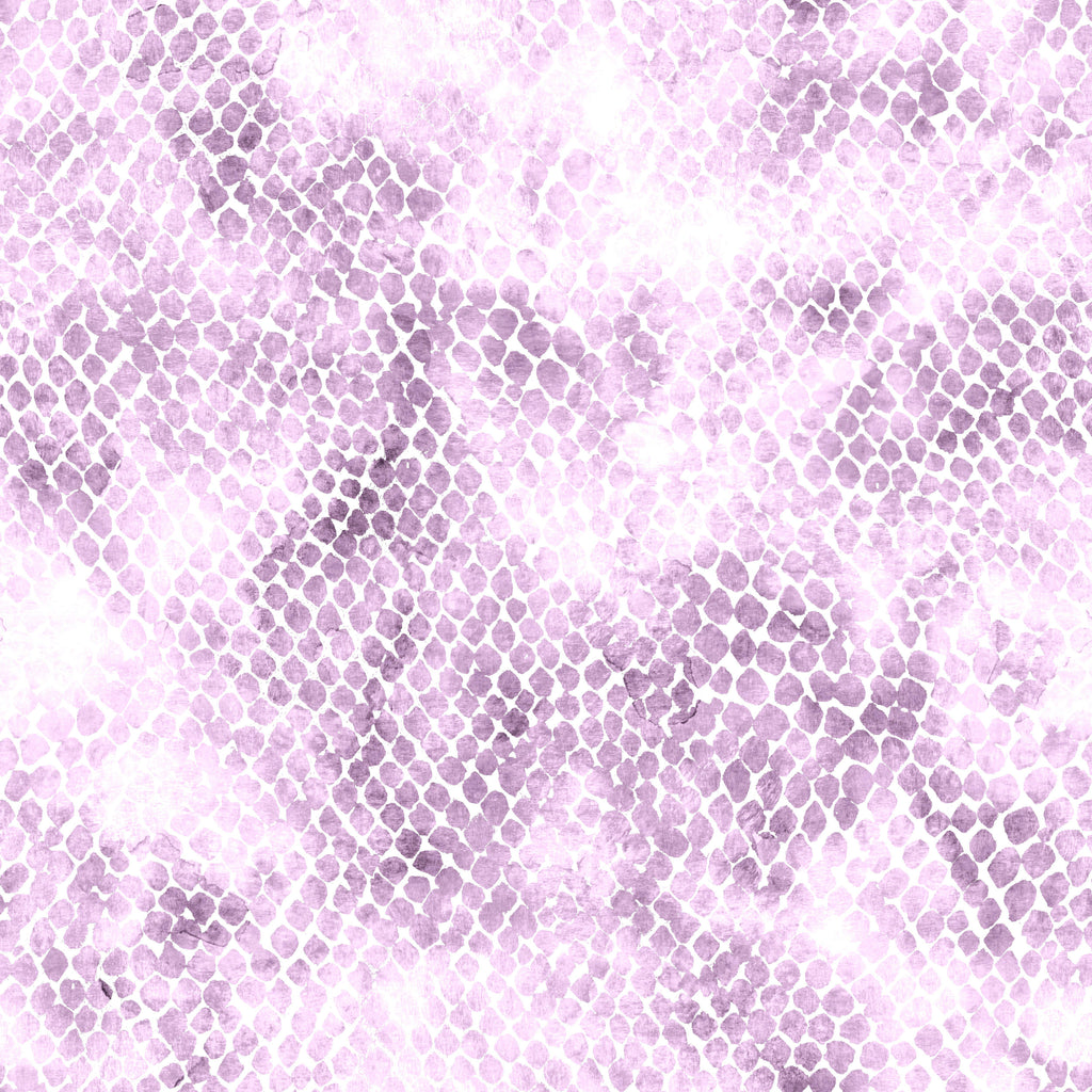 Lilac Texture, peel and stick wallpaper, soft watercolor patterns blend into a subtle reptile-inspired texture in gentle