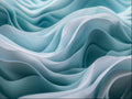 Teal Silk wallpaper with flowing teal silk folds