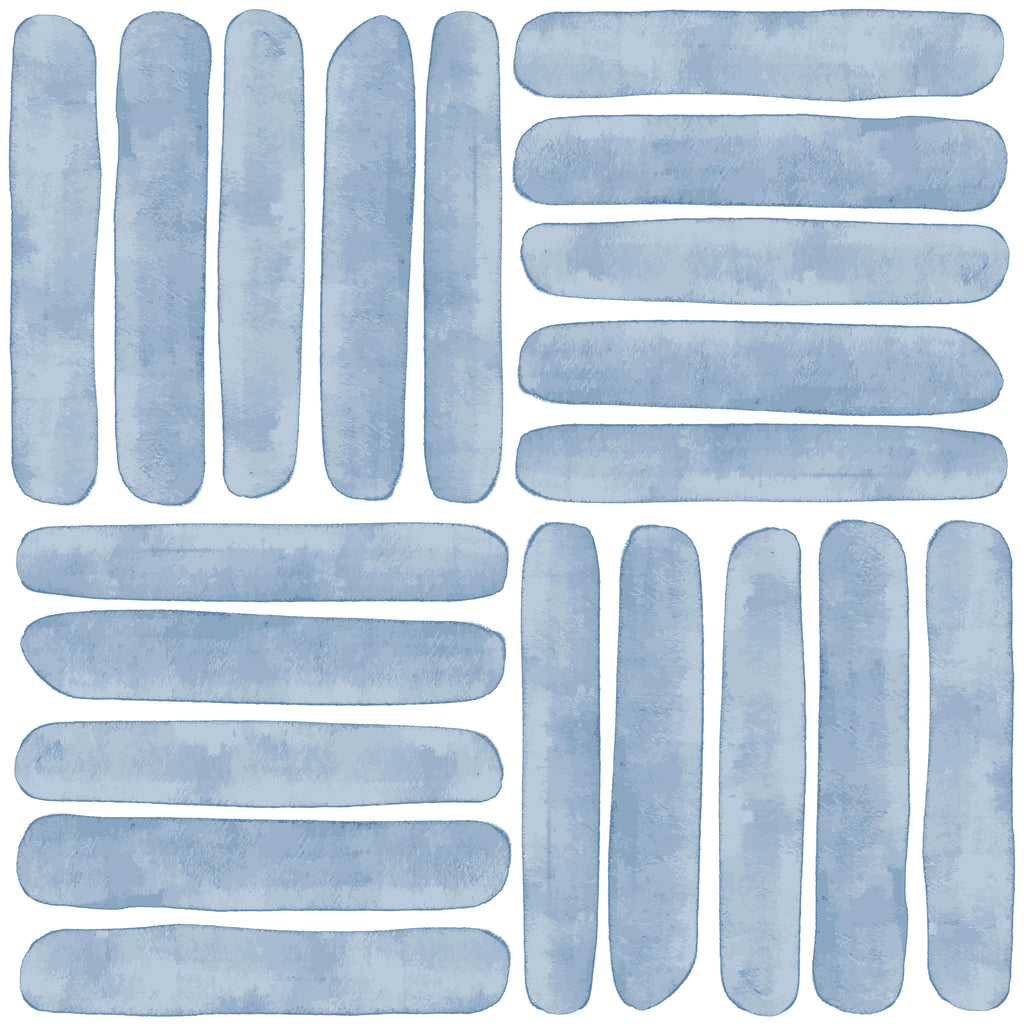 Powder Strokes, peel and stick wallpaper, soft abstract wallpaper featuring watercolor-style rectangular brush strokes