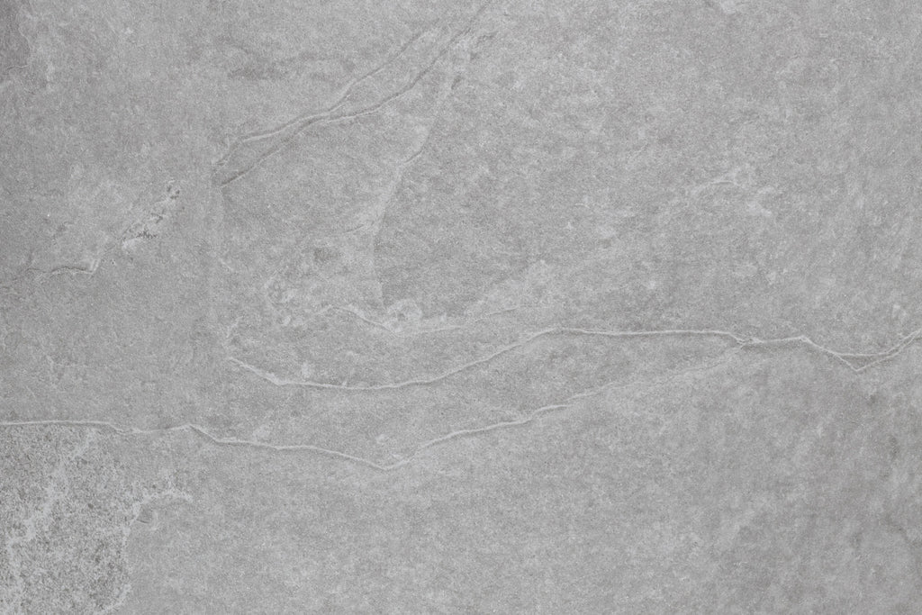 Stone Veil, peel and stick wallpaper, subtle stone textures and soft gray tones create a modern, minimalist surface design