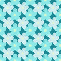 Aqua Blossoms