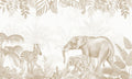 Safari Toile Wallpaper