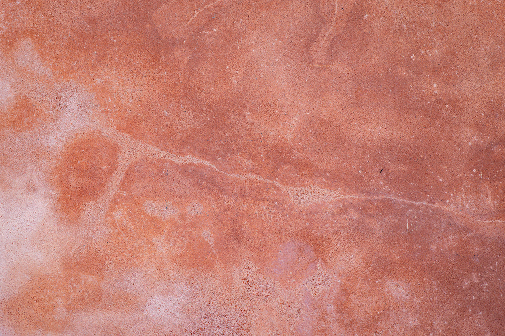 Terracotta Patina, peel and stick wallpaper, warm terracotta stone wallpaper featuring natural mineral textures