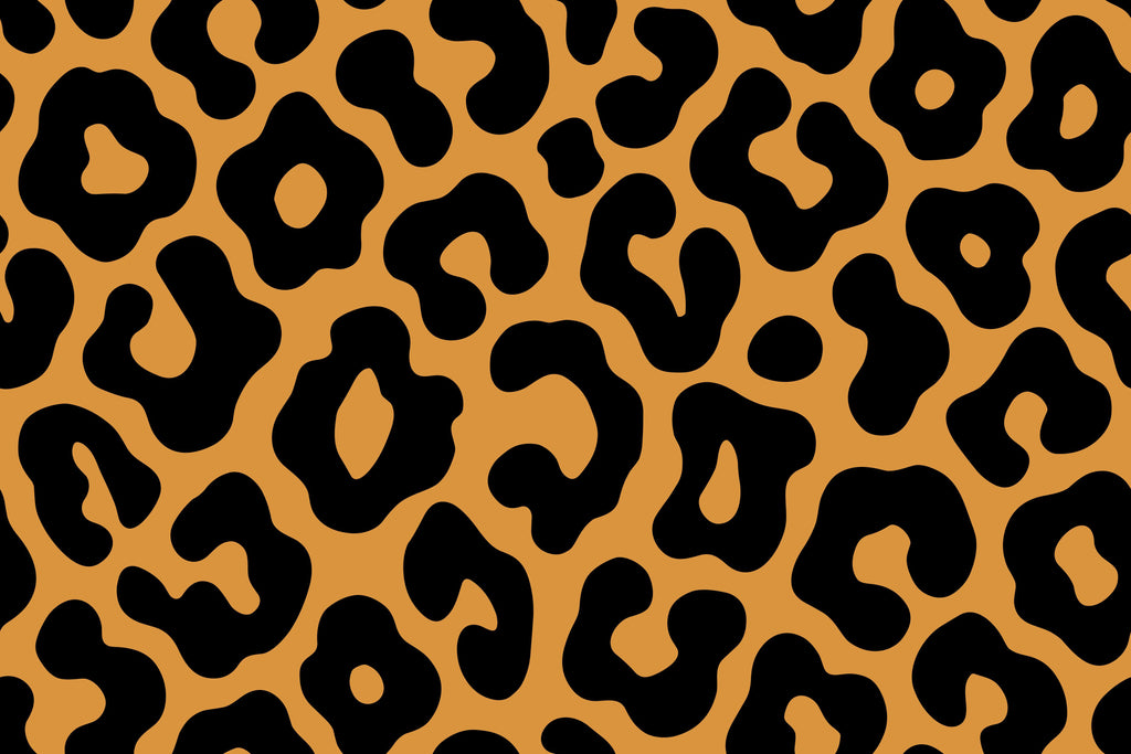 Safari Spots, peel and stick wallpaper, bold animal-inspired markings bring playful energy and dramatic contrast