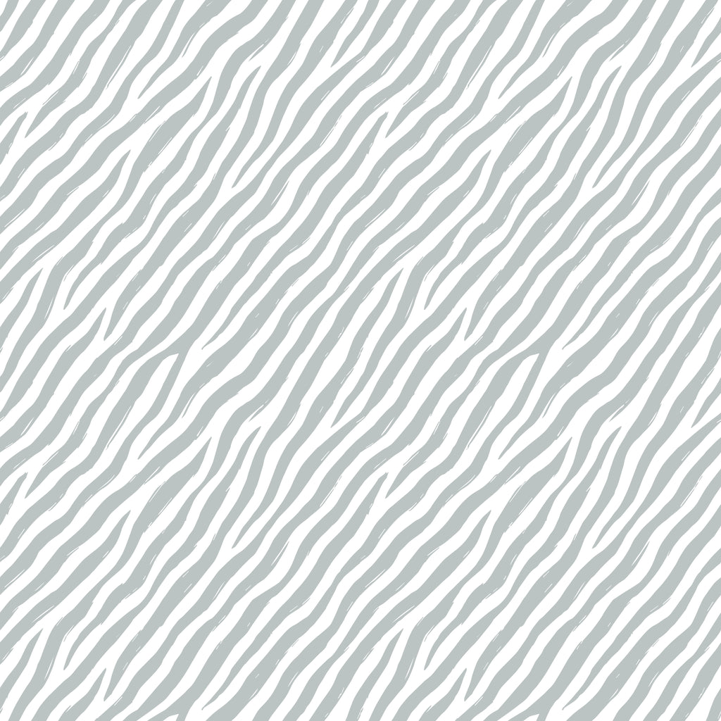 Silver Strata, peel and stick wallpaper, flowing organic lines sweep across a light background, creating a soft stone-like