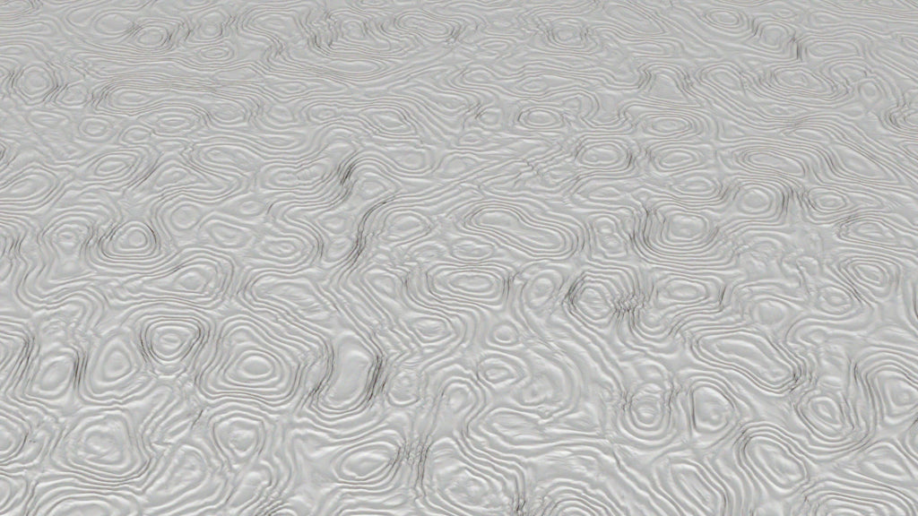 Ripple Emboss wallpaper with soft white embossed waves