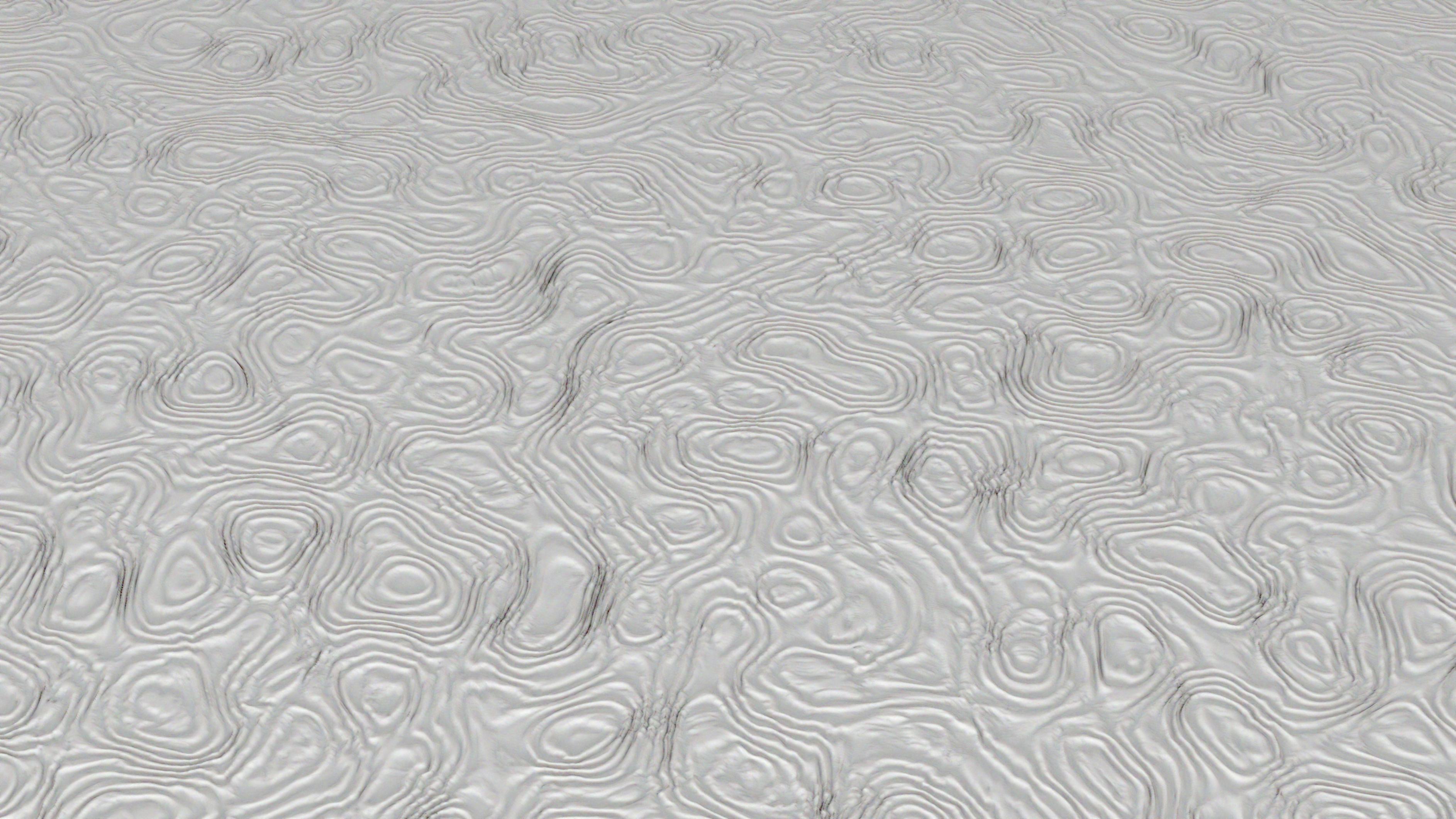 Ripple Emboss wallpaper with soft white embossed waves