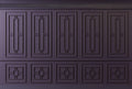 Aubergine Panels wallpaper with moulded wall panelling