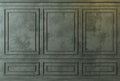 Forest Panels wallpaper with moulded green wall panelling