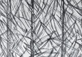 Charcoal Grass wallpaper with charcoal strokes on white