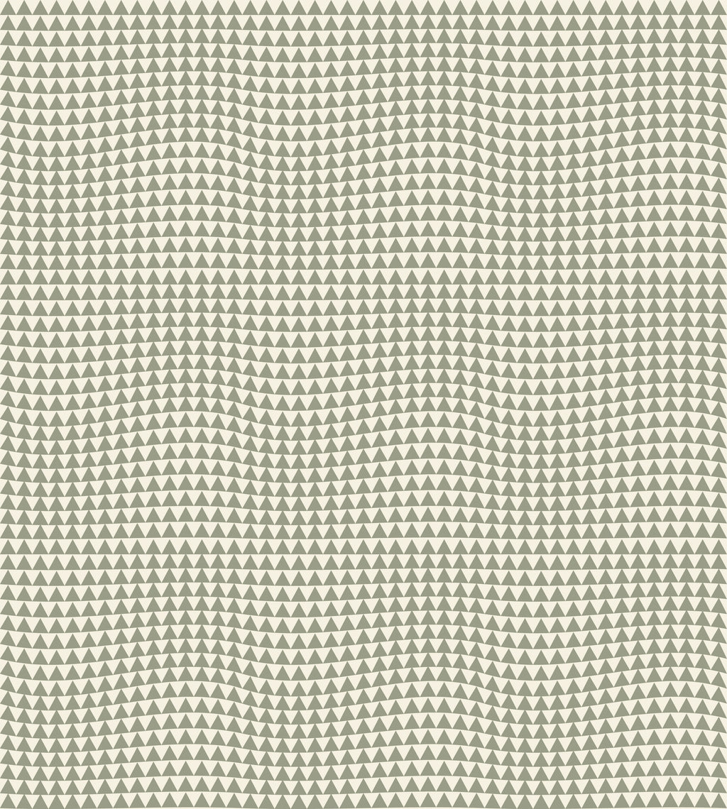 Desert Triangles, peel and stick wallpaper, subtle geometric wallpaper featuring rows of small triangles arranged