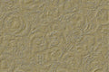 Olive Emboss wallpaper with swirling olive texture