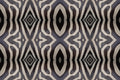 Ikat Diamond wallpaper in black and cream diamonds