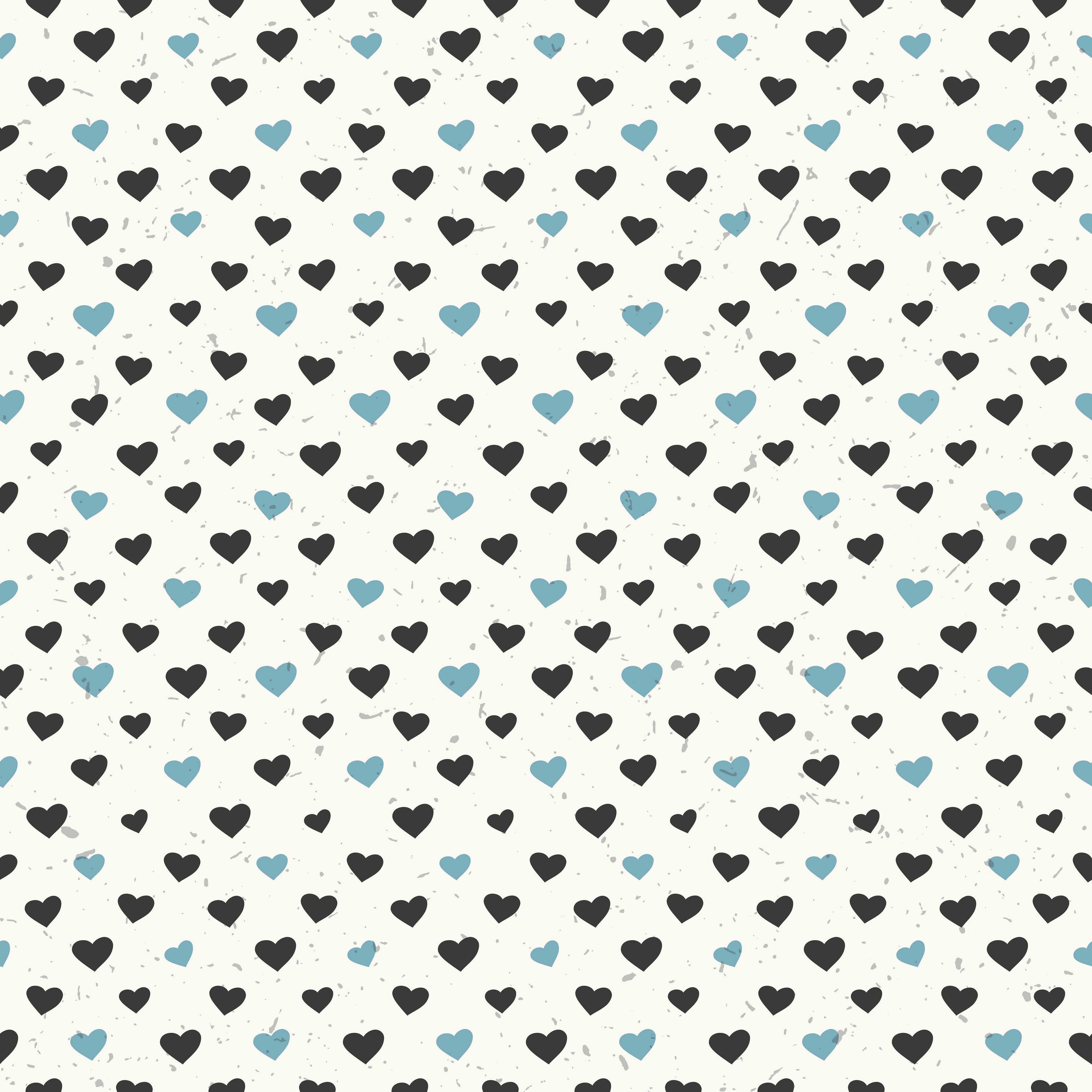 Teal Hearts