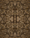 Bronze Crackle wallpaper in deep bronze crackled marble