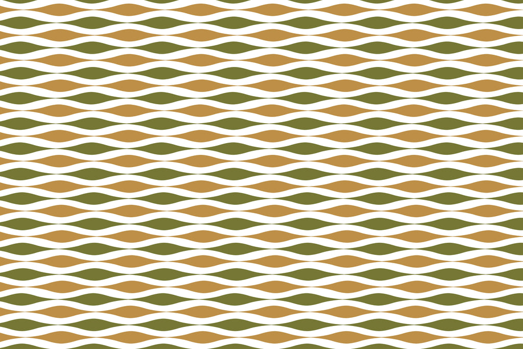 Earthwave Rhythm, peel and stick wallpaper, flowing waves alternate in earthy hues, creating a rhythmic pattern