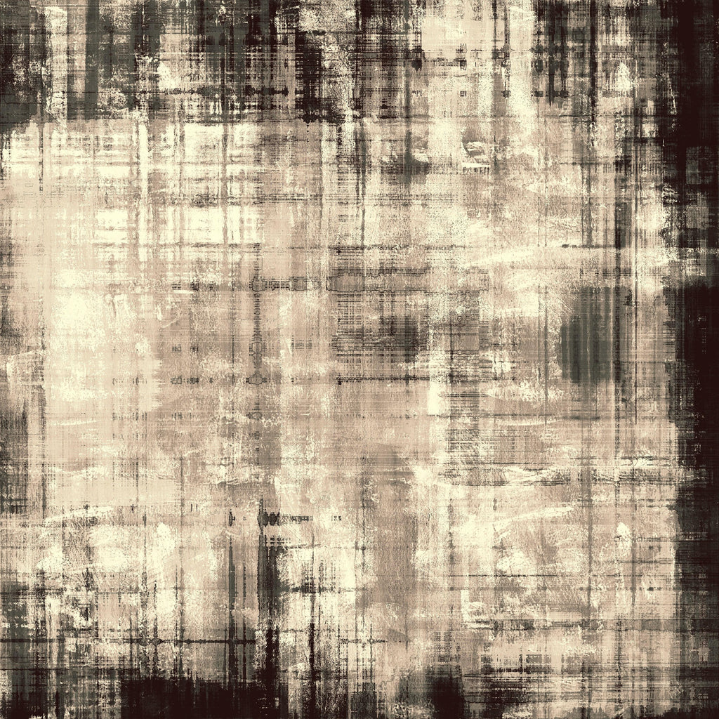 Rustic Layers, peel and stick wallpaper, soft beige tones blend with deep brown brush textures to create a warm abstract