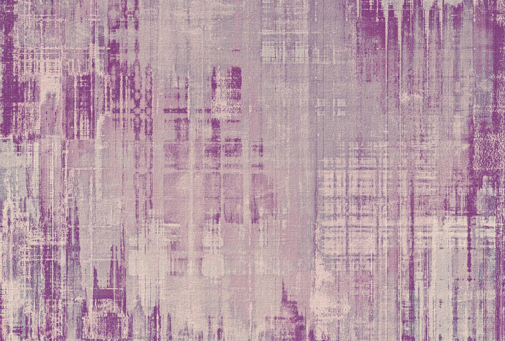 Violet Texture, peel and stick wallpaper, soft lavender and muted violet brush textures create a gentle abstract pattern