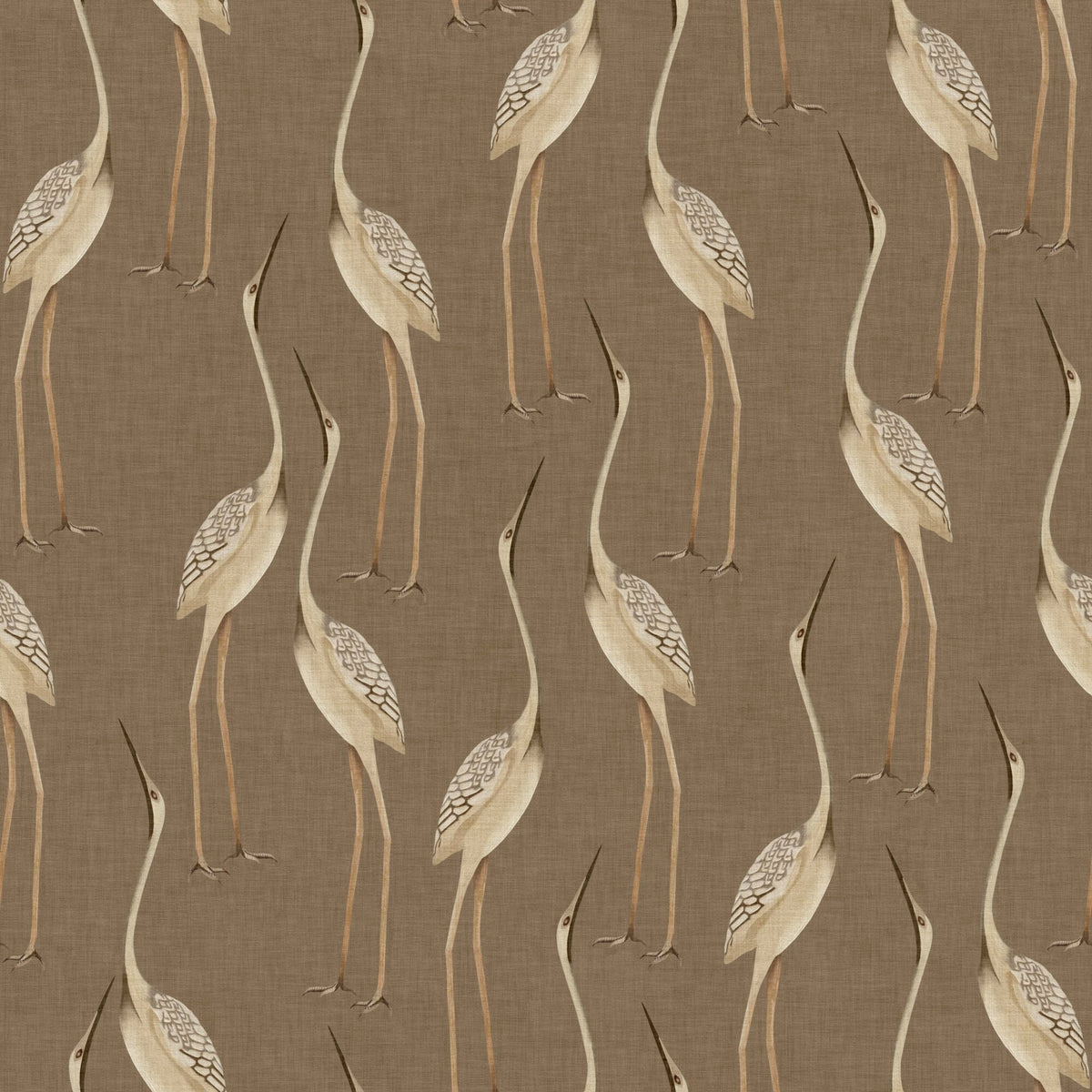 Graceful Heron by Sarah Thorpe — Hazelnut Brown